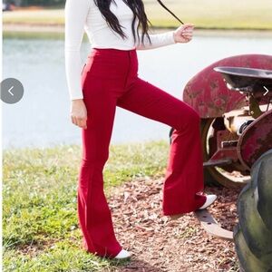 Fiona High Waisted Bell Bottom Flare Jeans